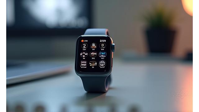 Ilustrace: Apple Watch ovládající chytrou domácnost a kalendář